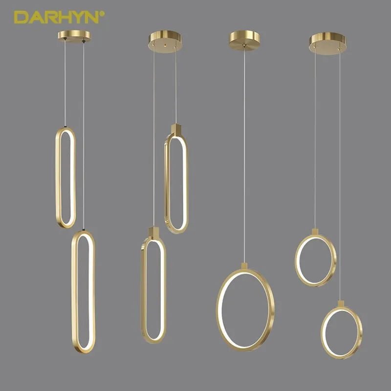 Modern Minimalist LED Pendant Light Chandelier - Hans Lumiere