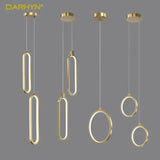 Modern Minimalist LED Pendant Light Chandelier - Hans Lumiere