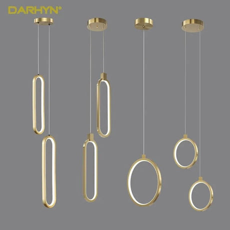 Modern Minimalist LED Pendant Light Chandelier - Hans Lumiere