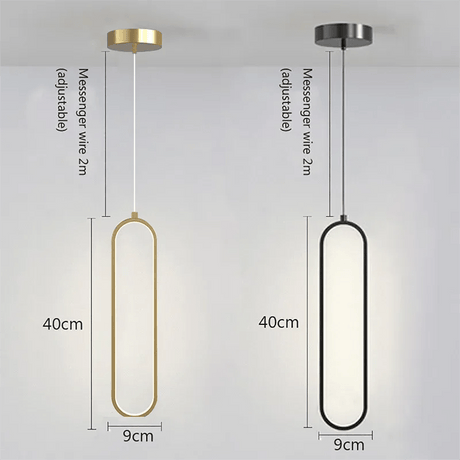 Modern Minimalist LED Pendant Light Chandelier - Hans Lumiere