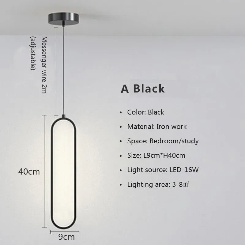 Modern Minimalist LED Pendant Light Chandelier - Hans Lumiere