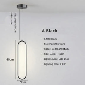 Modern Minimalist LED Pendant Light Chandelier - Hans Lumiere