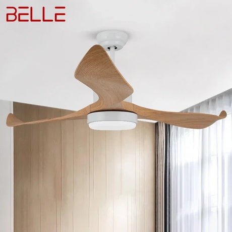 Modern Minimalist Nordic LED Ceiling Fan Light With Remote Control - Hans Lumiere