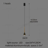 Modern Minimalist Staircase LED Chandelier - Hans Lumiere