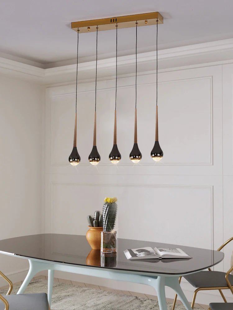 Modern Minimalist Staircase LED Chandelier - Hans Lumiere