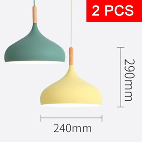 Modern Multicolor Luster Pendant Lights - Hans Lumiere