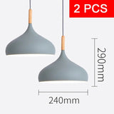 Modern Multicolor Luster Pendant Lights - Hans Lumiere