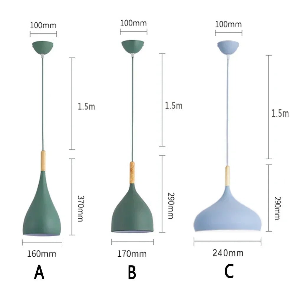 Modern Multicolor Luster Pendant Lights - Hans Lumiere