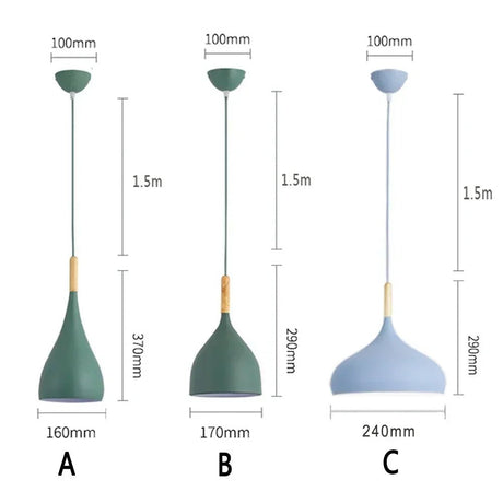 Modern Multicolor Luster Pendant Lights - Hans Lumiere