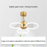Modern Nordic Ceiling Fan Lights With Remote Control - Hans Lumiere