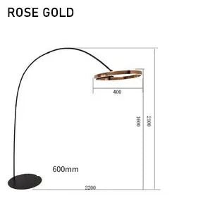 Modern Nordic Circle Fishing Floor LED Lamp - Hans Lumiere