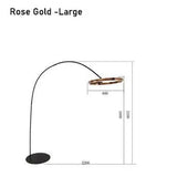 Modern Nordic Circle Fishing Floor LED Lamp - Hans Lumiere
