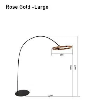 Modern Nordic Circle Fishing Floor LED Lamp - Hans Lumiere