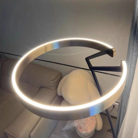 Modern Nordic Circle Fishing Floor LED Lamp - Hans Lumiere