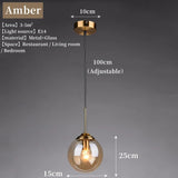 Modern Nordic Glass LED Pendant Light - Hans Lumiere
