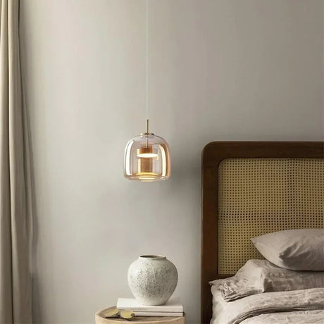 Modern Nordic Glass LED Pendant Light - Hans Lumiere