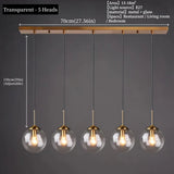 Modern Nordic Glass LED Pendant Light - Hans Lumiere