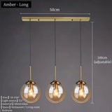 Modern Nordic Glass LED Pendant Light - Hans Lumiere