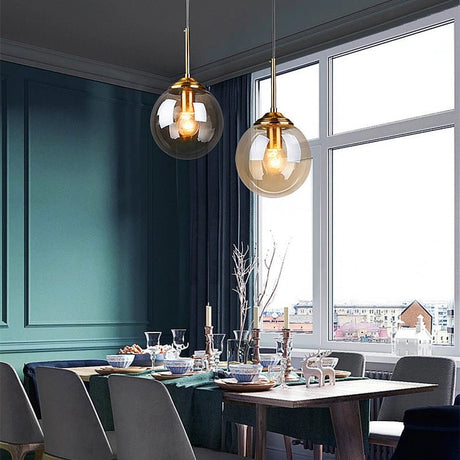 Modern Nordic Glass LED Pendant Light - Hans Lumiere