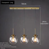 Modern Nordic Glass LED Pendant Light - Hans Lumiere