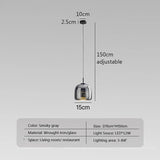 Modern Nordic Glass LED Pendant Light - Hans Lumiere