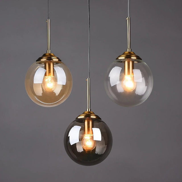 Modern Nordic Glass LED Pendant Light - Hans Lumiere