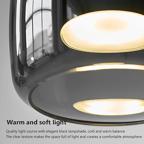 Modern Nordic Glass LED Pendant Light - Hans Lumiere