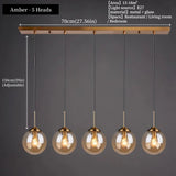 Modern Nordic Glass LED Pendant Light - Hans Lumiere