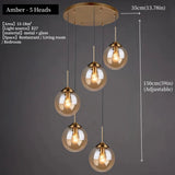Modern Nordic Glass LED Pendant Light - Hans Lumiere