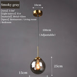 Modern Nordic Glass LED Pendant Light - Hans Lumiere