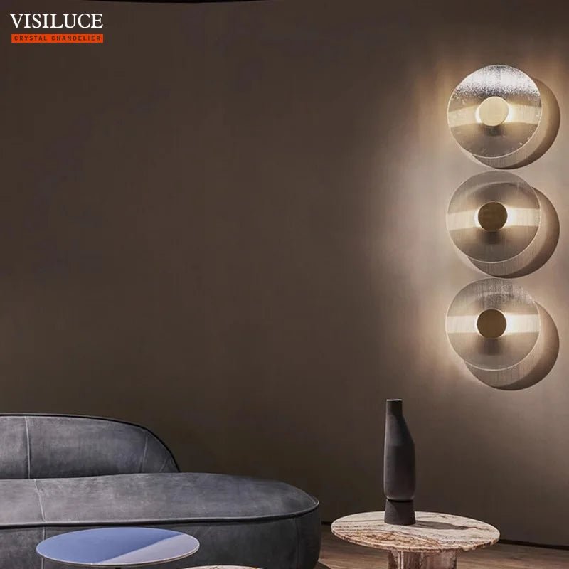 Modern Nordic Glass LED Wall Sconce - Hans Lumiere