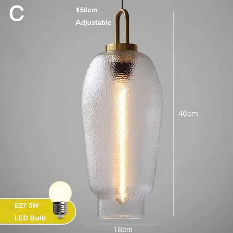 Modern Nordic Glass Pendant Lights - Hans Lumiere