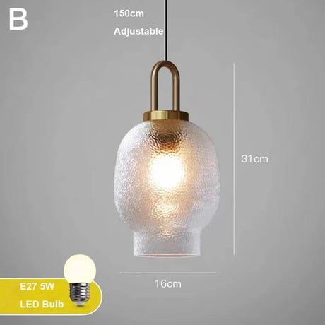 Modern Nordic Glass Pendant Lights - Hans Lumiere