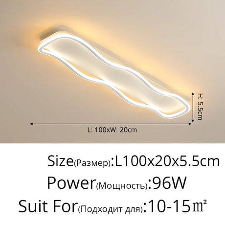 Modern Nordic LED Aisle Ceiling Light - Hans Lumiere