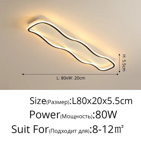 Modern Nordic LED Aisle Ceiling Light - Hans Lumiere