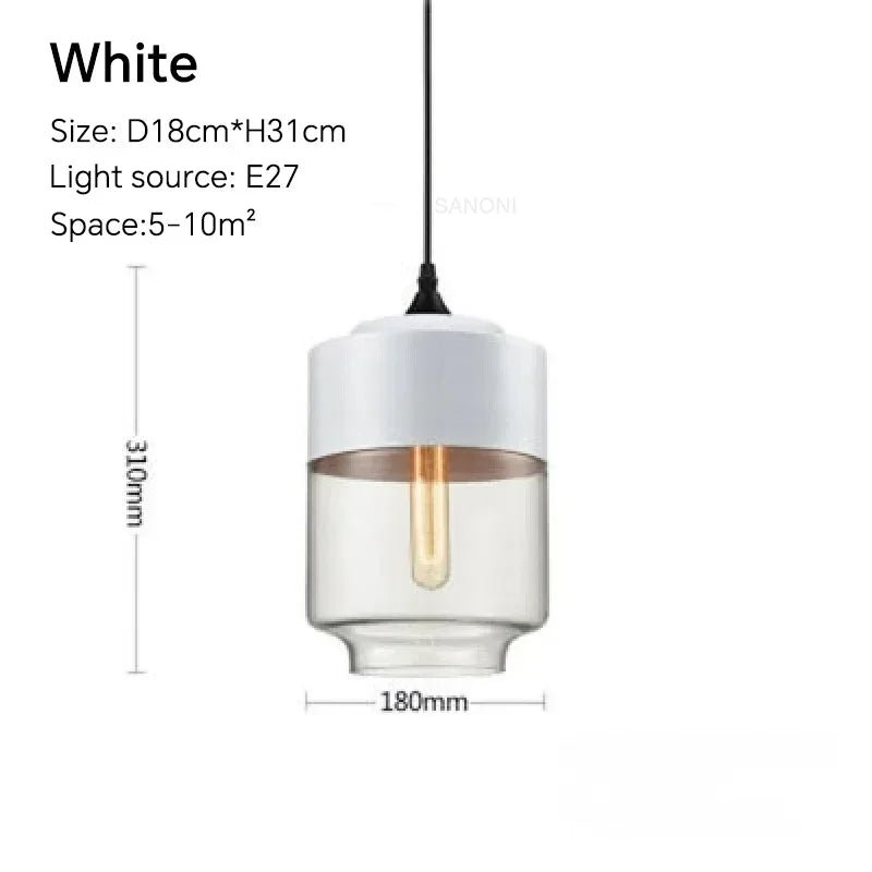 Modern Nordic LED Glass Wood Chandelier - Hans Lumiere
