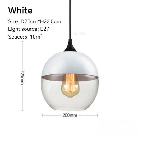 Modern Nordic LED Glass Wood Chandelier - Hans Lumiere