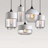 Modern Nordic LED Glass Wood Chandelier - Hans Lumiere