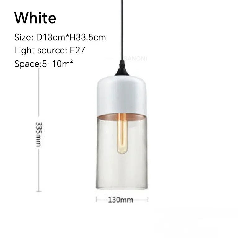 Modern Nordic LED Glass Wood Chandelier - Hans Lumiere
