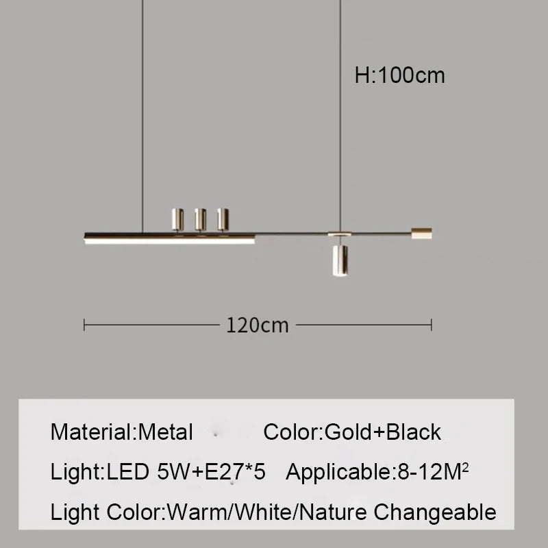Modern Nordic LED Pendant Light Chandelier - Hans Lumiere
