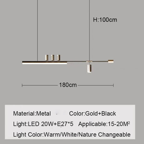 Modern Nordic LED Pendant Light Chandelier - Hans Lumiere
