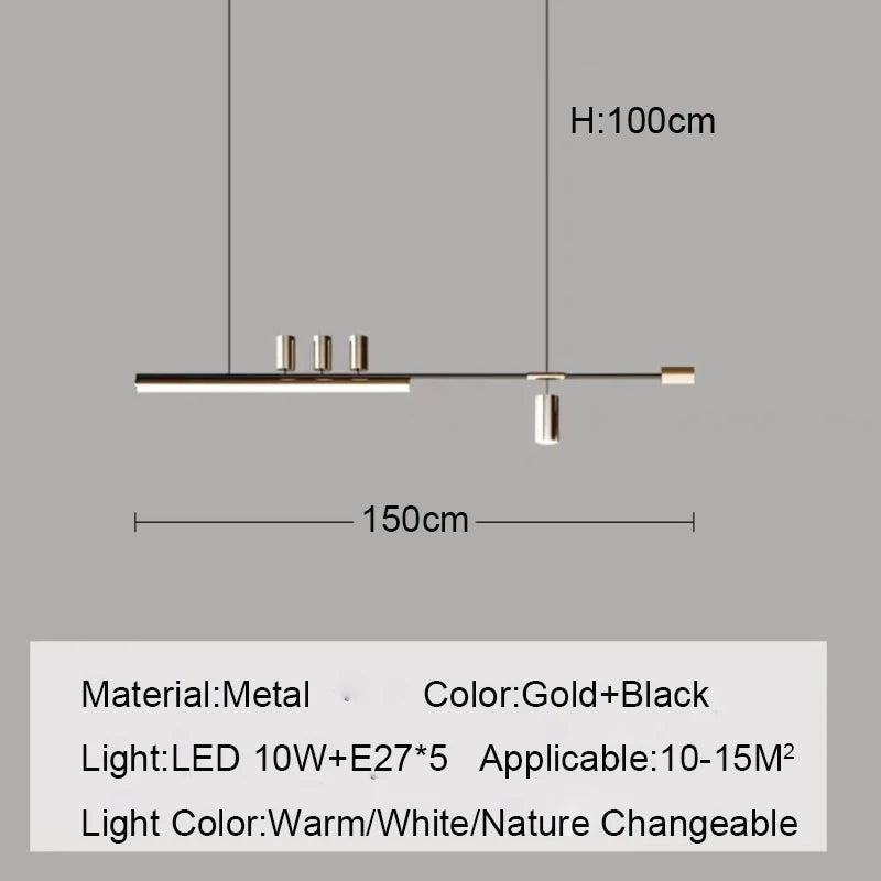Modern Nordic LED Pendant Light Chandelier - Hans Lumiere