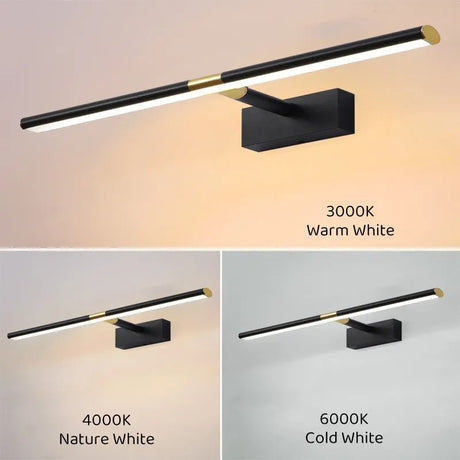 Modern Nordic LED Vanity Light Bathroom Mirror Light - Hans Lumiere