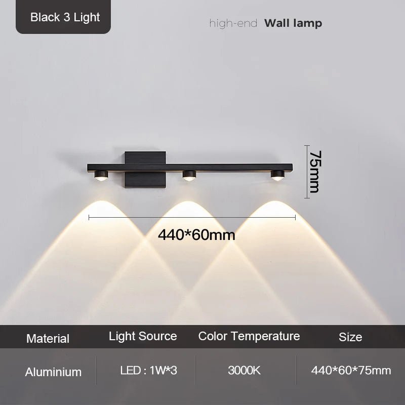 Modern Nordic Luminaire Indoor Up and Down Wall Sconce - Hans Lumiere