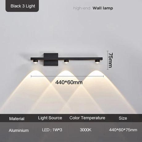 Modern Nordic Luminaire Indoor Up and Down Wall Sconce - Hans Lumiere