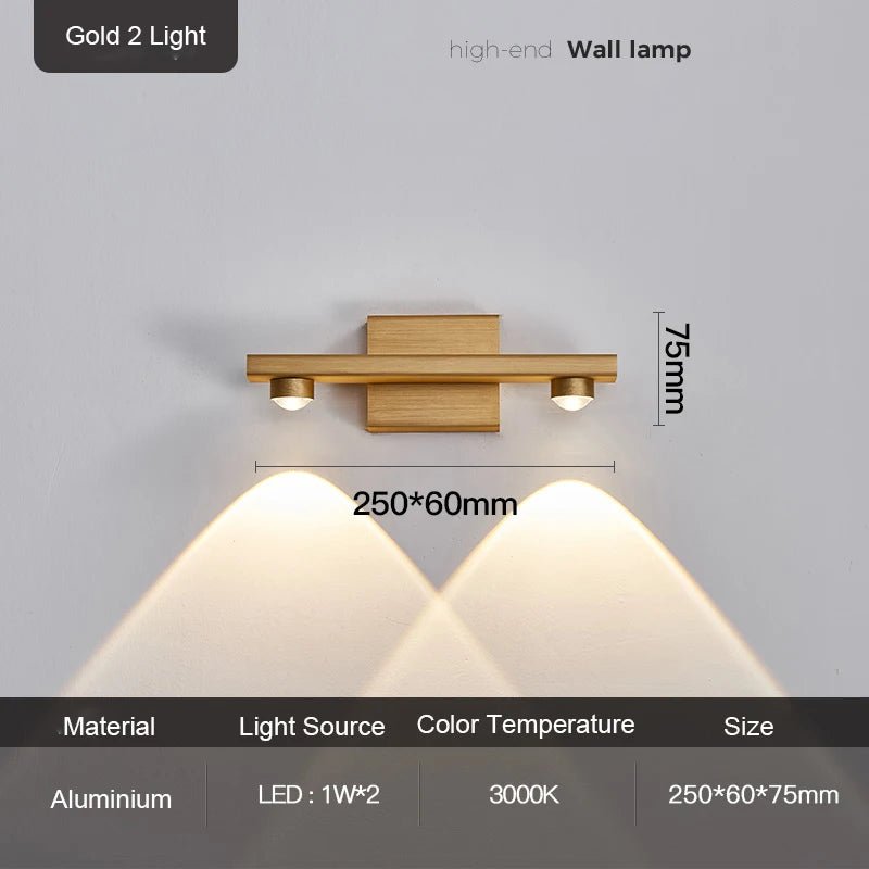 Modern Nordic Luminaire Indoor Up and Down Wall Sconce - Hans Lumiere