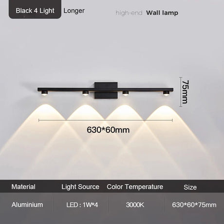 Modern Nordic Luminaire Indoor Up and Down Wall Sconce - Hans Lumiere
