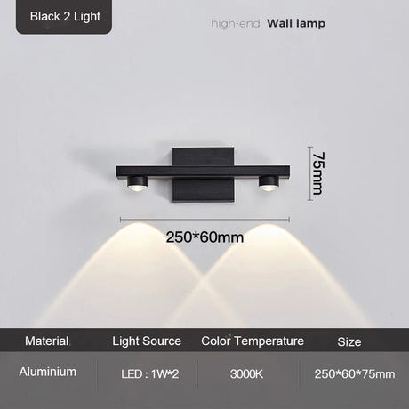 Modern Nordic Luminaire Indoor Up and Down Wall Sconce - Hans Lumiere