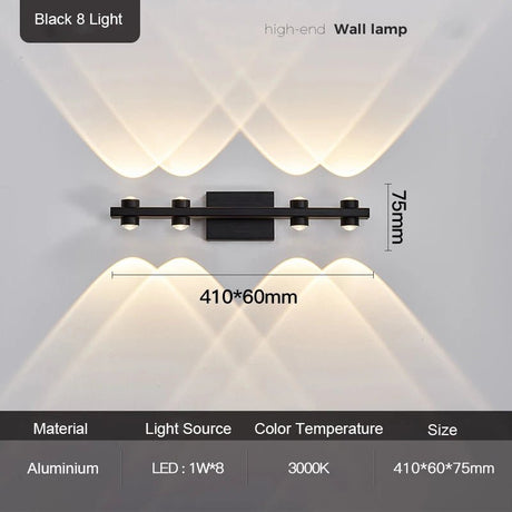 Modern Nordic Luminaire Indoor Up and Down Wall Sconce - Hans Lumiere
