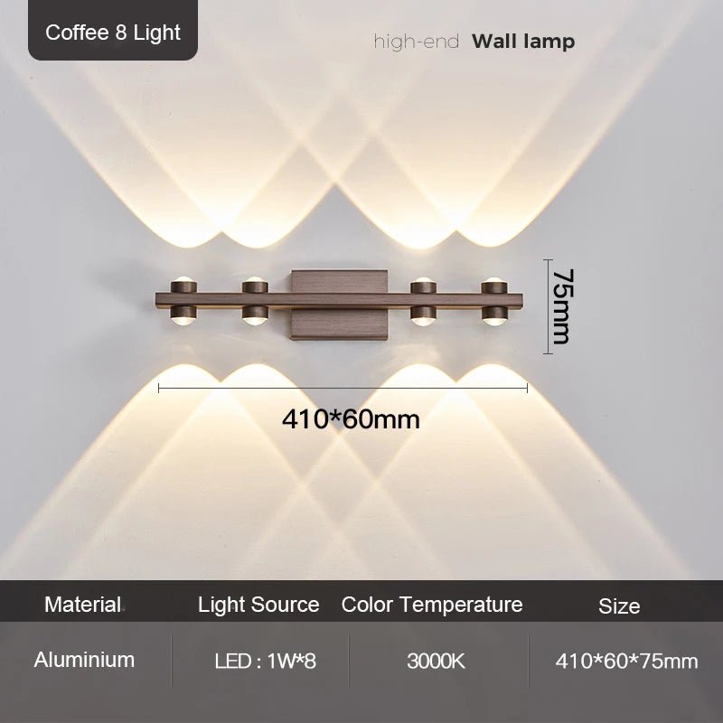 Modern Nordic Luminaire Indoor Up and Down Wall Sconce - Hans Lumiere